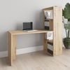 Fortuna - Bücherregal, Büroregal, Raumteiler mit 6 Fächern, asymmetrische Aufteilung: artisan eiche Bild 5