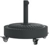 vidaXL Sonnenschirmständer mit Rollen für Ø38/48 mm Mast 27 kg Rund 4007982 Bild 2
