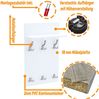 AKKE Garderobenhalter, MIDI Garderobe Aluminium Haken 2mm PVC Kantenumleimung Bild 3
