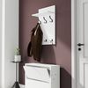 AKKE Garderobenhalter, MIDI Garderobe Aluminium Haken 2mm PVC Kantenumleimung Bild 2