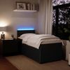 vidaXL Boxspringbett mit Matratze Schwarz 90x190 cm Samt 3289916 Bild 5