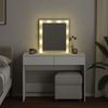 vidaXL Schminktisch mit LED-Beleuchtung Weiß 100x40x130 cm 848192 Bild 3
