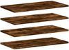 vidaXL Wandregale 4 Stk. Räuchereiche 60x20x1,5 cm Holzwerkstoff 838231 Bild 2