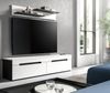 TV-Lowboard und Wandboard Cooper in weiß und grau 170 cm Bild 2
