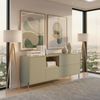Sideboard HYGGE mit 1 Tür, 3 Schubladen, 1 offenes Fach, Salbei Grün Bild 5