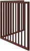 vidaXL 2-tlg. Hundetor Faltbar Braun 160 cm Pappelholz 352200 Bild 5