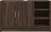 vidaXL Waschbeckenunterschrank Braun Eichen-Optik 90x29x55 cm 848128 Bild 4