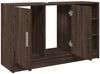 vidaXL Waschbeckenunterschrank Braun Eichen-Optik 90x29x55 cm 848128 Bild 5