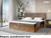 MEBLINI Boxspringbett LOFTY 9 120x200 cm mit Bettkasten - H4/Braun Samt Polsterbett - Doppelbett mit Topper & Taschenfederkern-Matratze Bild 3