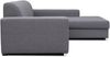 AX LIVING Sofa grau Milianni Wohnlandschaft L Form 260 cm R Bild 3