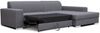 AX LIVING Sofa grau Milianni Wohnlandschaft L Form 260 cm R Bild 5