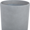 Blumentopf 2er Set hellgrau rund 31 x 31 x 58 cm ABDERA Bild 5