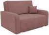 Schlafsofa Tessa II 135x85 cm Komfortables Sofa mit Bettkasten, Couch 2-Sitzer Kordstoff- Inklusive Gratis-Kissen - Poso 29 Bild 2
