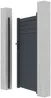 Vente-unique - VIAZO Side gate Metall Grau - B 4,6 cm x H 161 cm x L 100 cm Bild 4