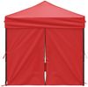 vidaXL Partyzelt Faltbar mit Seitenwänden Rot 2x2 m 93506 Bild 4
