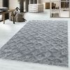 Hochflor Teppich Pepe rechteckig - 160x230 cm - Grau Bild 2