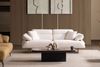 Sitzgruppe/Sofa Set - Wohnzimmergarnitur "Lorina" 3+3+1-Braun/Beige Bild 4