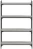 vidaXL Bücherregal 4 Böden Grau Sonoma 80x30x120 cm Holzwerkstoff 837675 Bild 4