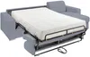 Vente-unique - CALITO Sofa Stoff Grau - B 223 cm152 cm x H 93 cm x L 278 cm Bild 4