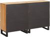 vidaXL Sideboard 2 pcs Braun 60 x 33 x 75 cm Massivholz Mango 3310058 Bild 5