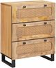vidaXL Sideboard 2 pcs Braun 60 x 33 x 75 cm Massivholz Mango 3310058 Bild 2