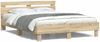 vidaXL Bettrahmen mit LED Sonoma 152 x 203 cm Holzwerkstoff 3402849 Bild 5