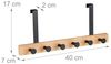 Relaxdays Türgarderobe mit 6 Haken Bild 4