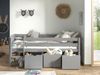 Kojenbett Karolina 208x105x83 Kinderbett Massivholz Grau Bild 4