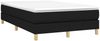 vidaXL Boxspringbett mit Matratze Schwarz 120x200 cm Stoff, Härtegrad: H2 [3144161] Bild 3