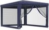 vidaXL Partyzelt mit 4 Mesh-Seitenwänden Blau 3x4 m HDPE 319232 Bild 2