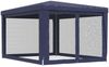 vidaXL Partyzelt mit 4 Mesh-Seitenwänden Blau 3x4 m HDPE 319232 Bild 5