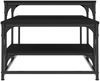 vidaXL Couchtisch Schwarz 102x60x45 cm Holzwerkstoff 835314 Bild 5