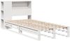 vidaXL Massivholzbett mit Regal ohne Matratze Weiß 75x190 cm 3323906 Bild 3