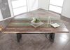 Esstisch Altholz höhenverstellbar 75-105 cm 260x100x76 mehrfarbig lackiert INDUSTRIAL #26 Bild 5
