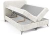 Boxspringbett Schlafzimmerbett TRIANA 120x220cm Stoff Trenza Hellgrau Bild 3