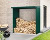 Hörmann Ecostar Metall Kaminholzregal Trend Typ 2, moosgrün, 181 x 103 x 198 cm (T x B x H) Bild 2