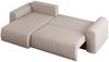 Ecksofa Schlafsofa FLORA Stoff Verita Dunkelblau Ottomane Links Bild 3