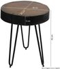 Beistelltisch Massivholztisch WABEN 30x30 cm Holz Sheesham Bild 3