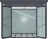 Pergart Gerätehaus Rheinfelden 108, anthrazit matt Bild 5