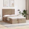 vidaXL Ottoman-Bett mit Matratze & LEDs 140x200cm Kunstleder 3313859 Bild 4