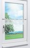 Scheibengardine Lysel - Lochstickerei #1W (BxH) 81cm x 16cm natur Bild 2