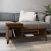 vidaXL Couchtisch Braun Eichen-Optik 100 x 50 x 45 cm Holzwerkstoff [821139] Bild 3