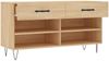 vidaXL Schuhbank Sonoma-Eiche 102x35x55 cm Holzwerkstoff 829735 Bild 5