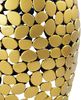 FineBuy Design Beistelltisch rund 40cm aus Aluminium & weißer Marmor Tischplatte – Couchtisch Alu – Metall Wohnzimmertisch Dekotisch Handmade Bild 5