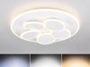 LED Deckenleuchte Weiß dimmbar mit Fernbedienung & Tageslicht Ø 49cm Bild 3