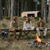 HOMECALL Klappbett Feldbett Camping klappbar 210×80 cm bis 240 kg (Campingbett extra breit mit 600D Oxford-Gewebe, verstärkte X-Beine, faltbares Klappbett mit Seitentasche) 600D Oxford-Gewebe, : Strapazierfähig & atmungsaktiv Bild 3