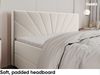 MEBLINI Boxspringbett JOHN 140x200 cm mit Bettkasten - H3B/Creme Samt Polsterbett - Doppelbett mit Topper & Bonellfederkern-Matratze Bild 5