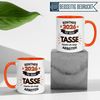 Momentals Tasse Geschenk Rentner 2026 – „Für die Tasse musste ich lange arbeiten“, Gratis Versand · Links-&Rechtshänder · Spülmaschinenfest Bild 3