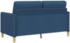 vidaXL Sofa mit Stauraum Blau 152 x 78 x 87 cm Polyester 42036927 Bild 5