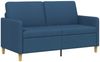 vidaXL Sofa mit Stauraum Blau 152 x 78 x 87 cm Polyester 42036927 Bild 2